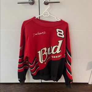 Budweiser Red and Black Racing Sweatshirt